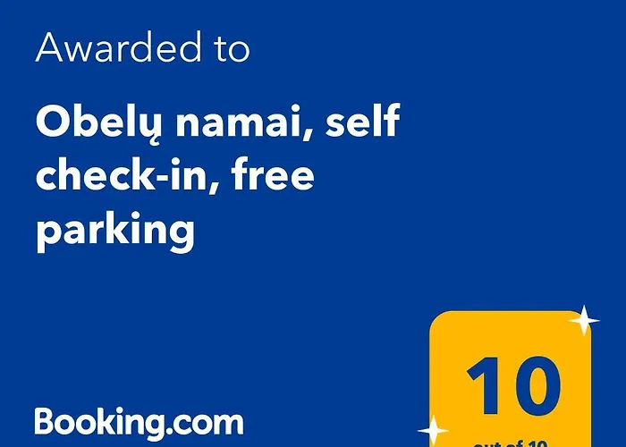Obelu Namai, Self Check-in, Free Parking